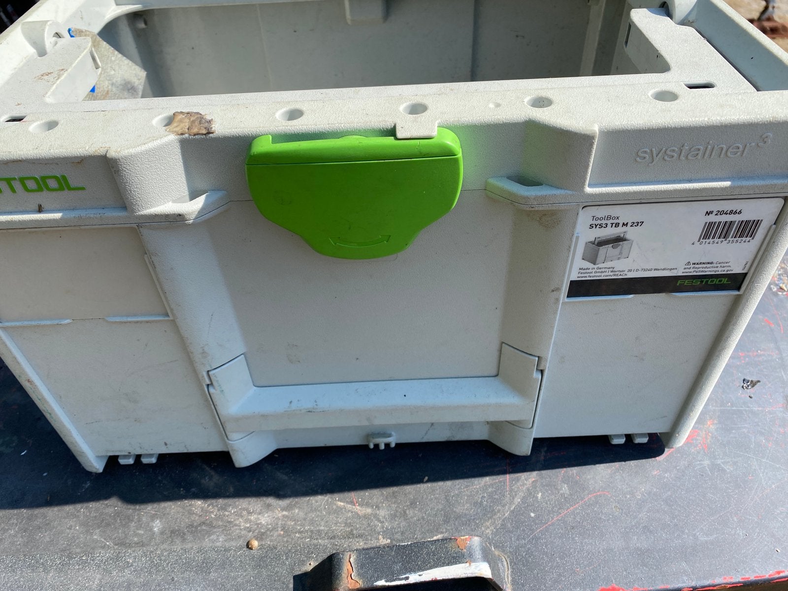 Festool sys3 TB M237, Ophalen of Verzenden, Gebruikt