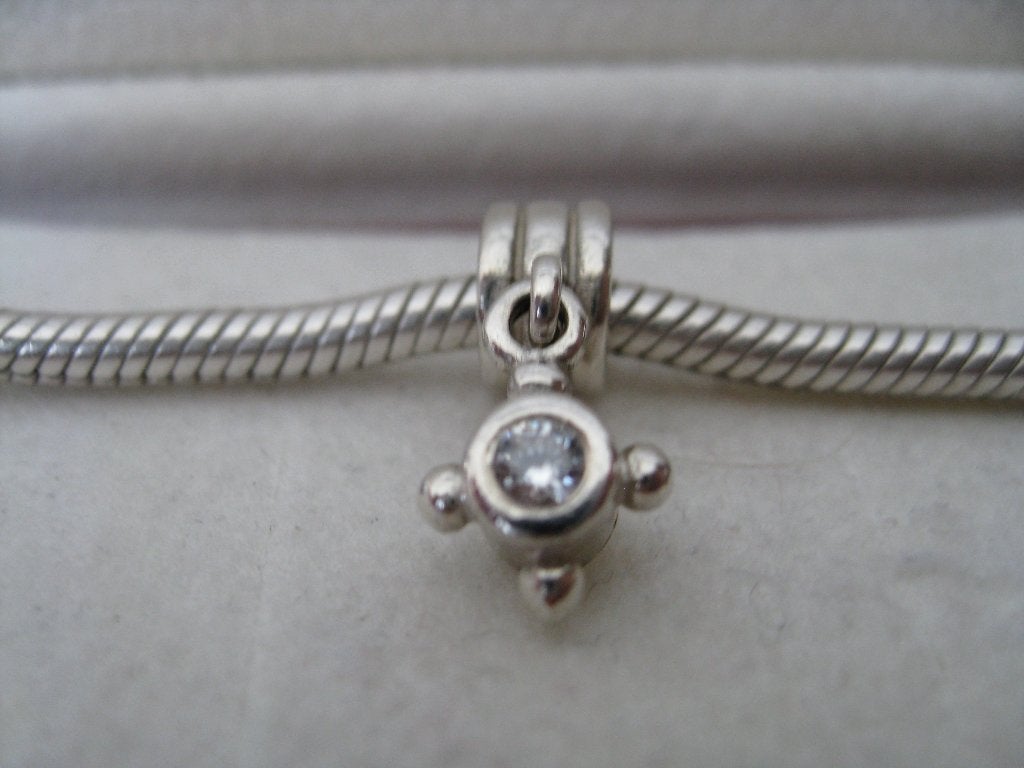 Pandora Hanger met Zirkonia, Ophalen of Verzenden, Zo goed als nieuw, Zilver, Pandora