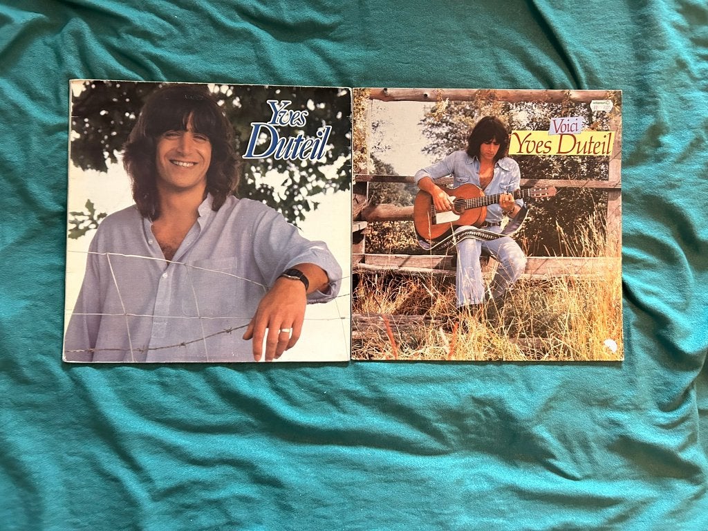 2 LP's Yves Duteil (ook per stuk te koop), Ophalen of Verzenden, 1980 - 1989, Gebruikt, 12 inch