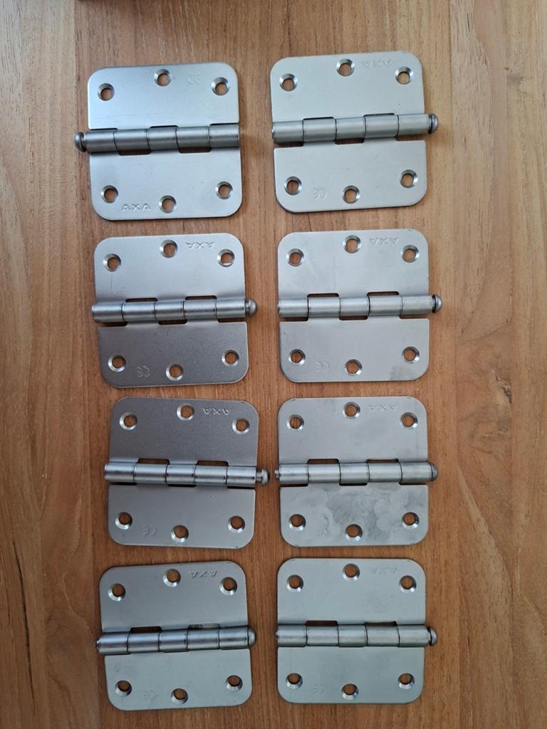 AXA Scharnieren RVS - 15 stuks, Ophalen, Nieuw, Rvs, Scharnier