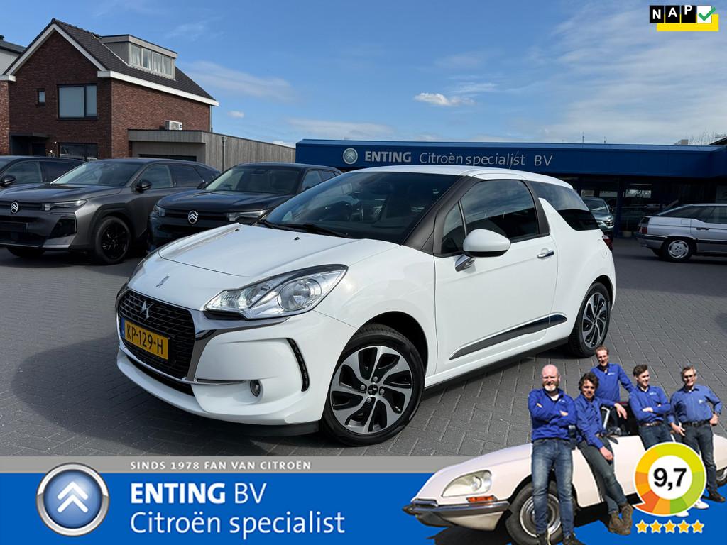 DS 3 1.2 PT SO CHIC NAVI ECC PACK PERFO CAMERA DAB+, Auto's, Voorwielaandrijving, 1199 cc, 82 pk, Alcantara