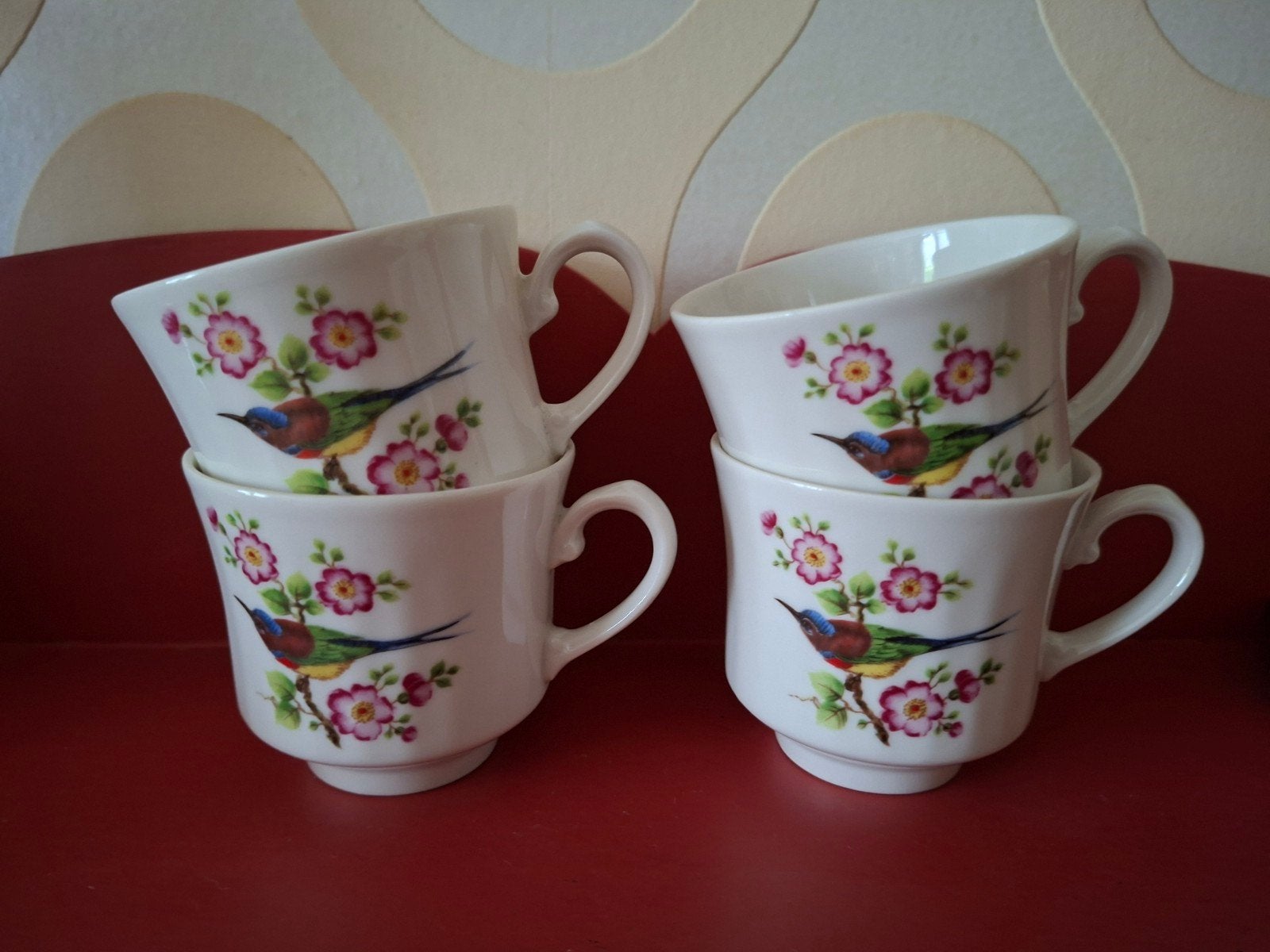 Vintage koffiekopjes, Ophalen, Keramiek, Zo goed als nieuw, Overige stijlen