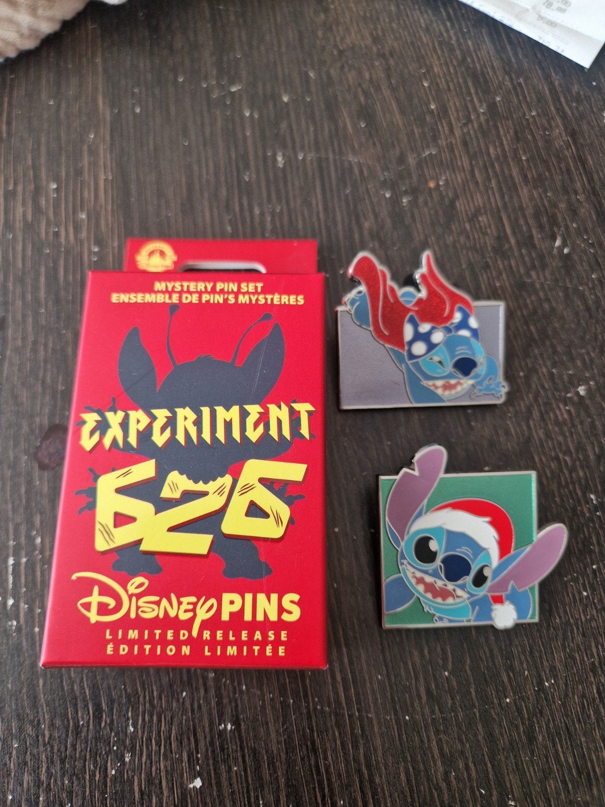Disney Pins Stitch Experiment 626 Limited Edition, Verzamelen, Disney, Ophalen of Verzenden, Overige figuren, Nieuw