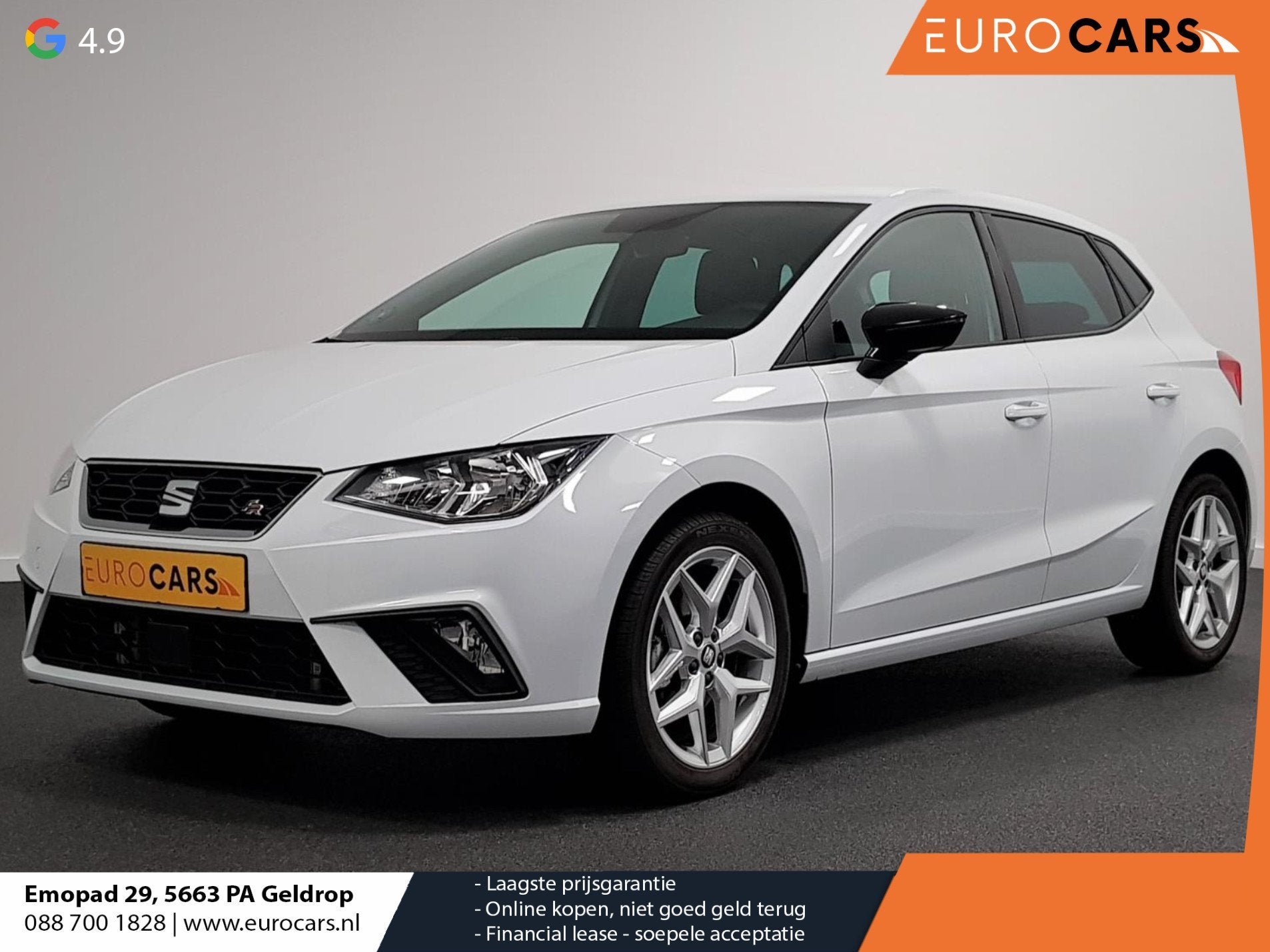 SEAT Ibiza 1.0 TSI 110pk DSG FR Climate Control Parkeer sens, Gebruikt, 580 kg, Stoelverwarming, Bedrijf