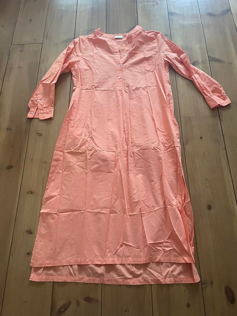 Mooie zachtoranje katoenen maxijurk JcSophie, maat 42, Maat 42/44 (L), Oranje, Ophalen of Verzenden, Zo goed als nieuw