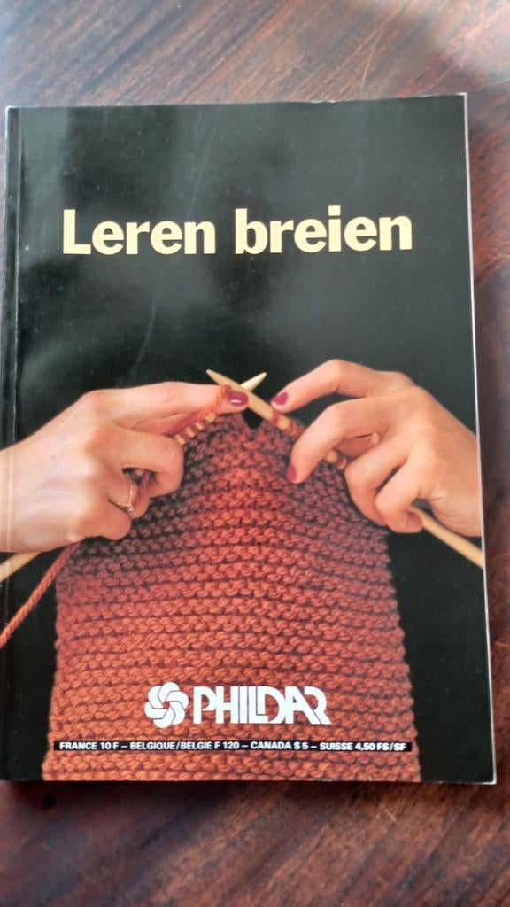 Phildar , leren breien, Hobby en Vrije tijd, Breien en Haken, Zo goed als nieuw, Breien, Patroon of Boek, Ophalen of Verzenden