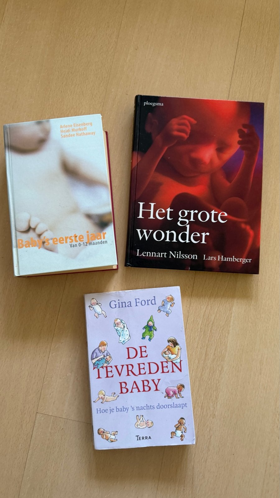 Boeken over zwangerschap en baby's (3 stuks), Ophalen, Zo goed als nieuw, Zwangerschap en Bevalling
