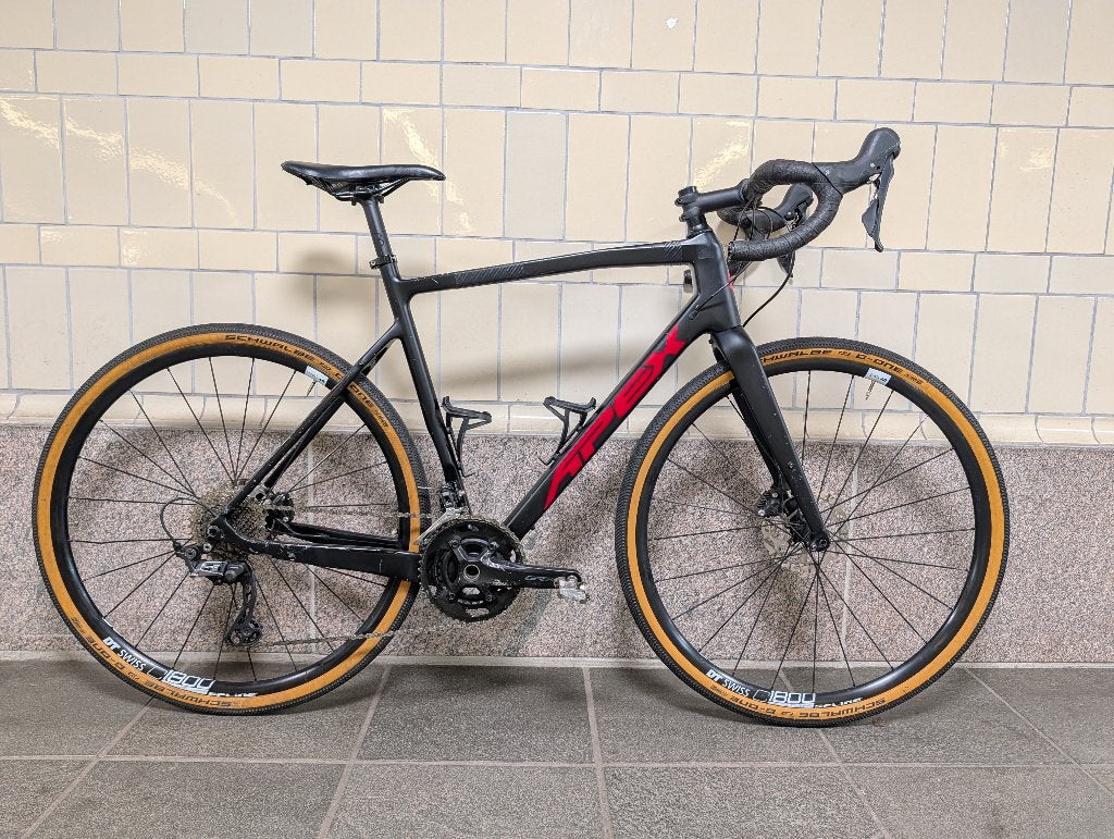 Apex ONYX-GX, Mt 56-58, Shimano GRX, 22 SPD, Unisex 175-188, Overige merken, 28 inch, Gebruikt, Carbon