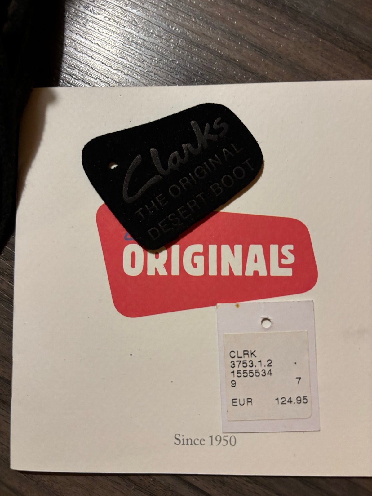 Clarks Originals Desert Boot - Zwart Suède - Maat 43, Ophalen, Zo goed als nieuw, Zwart, Boots