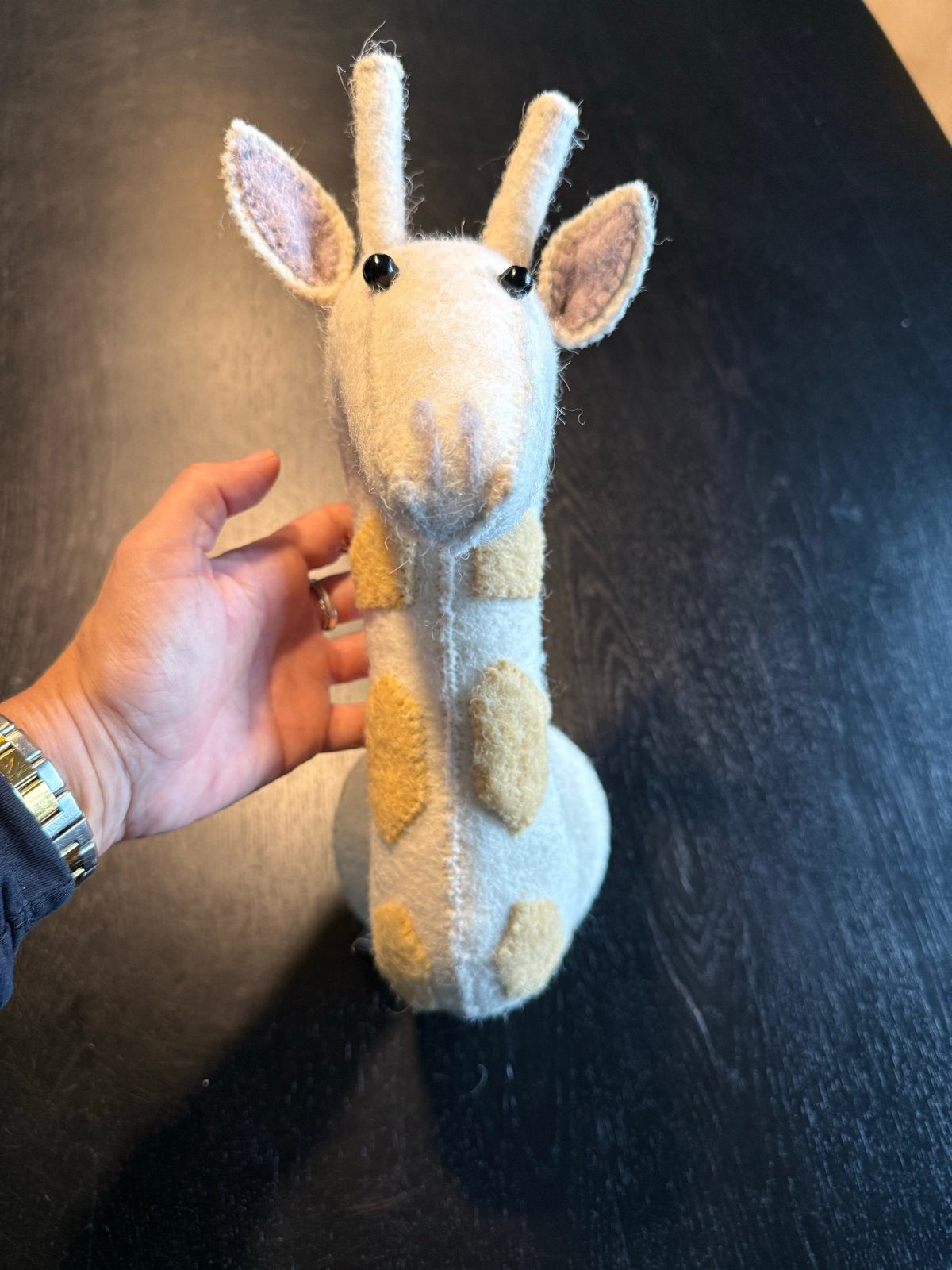 Fiona Walker Mini Dierenkop Giraf - Wanddecoratie, Beige, Overige merken, Nieuw, Ophalen of Verzenden