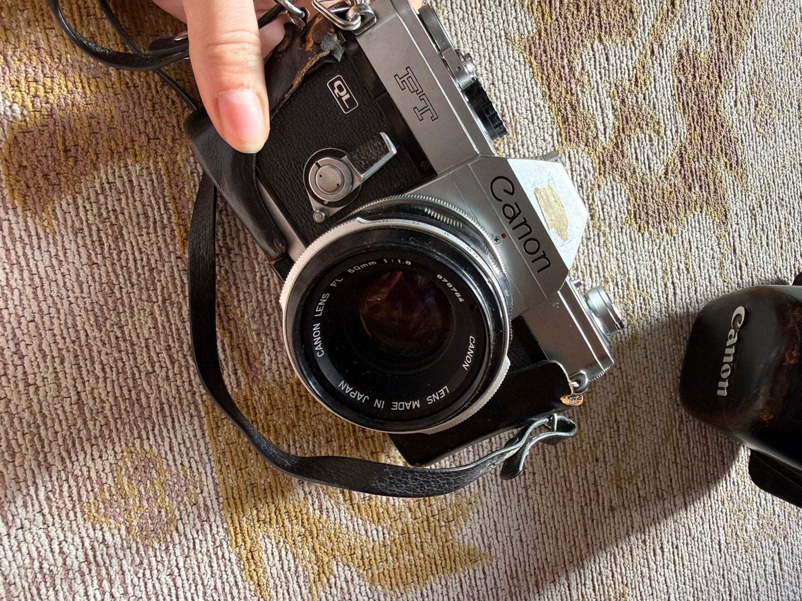 Canon FT QL 50mm f/1.8 lens, Audio, Tv en Foto, Fotocamera's Analoog, Ophalen of Verzenden, Zo goed als nieuw, Spiegelreflex, Canon