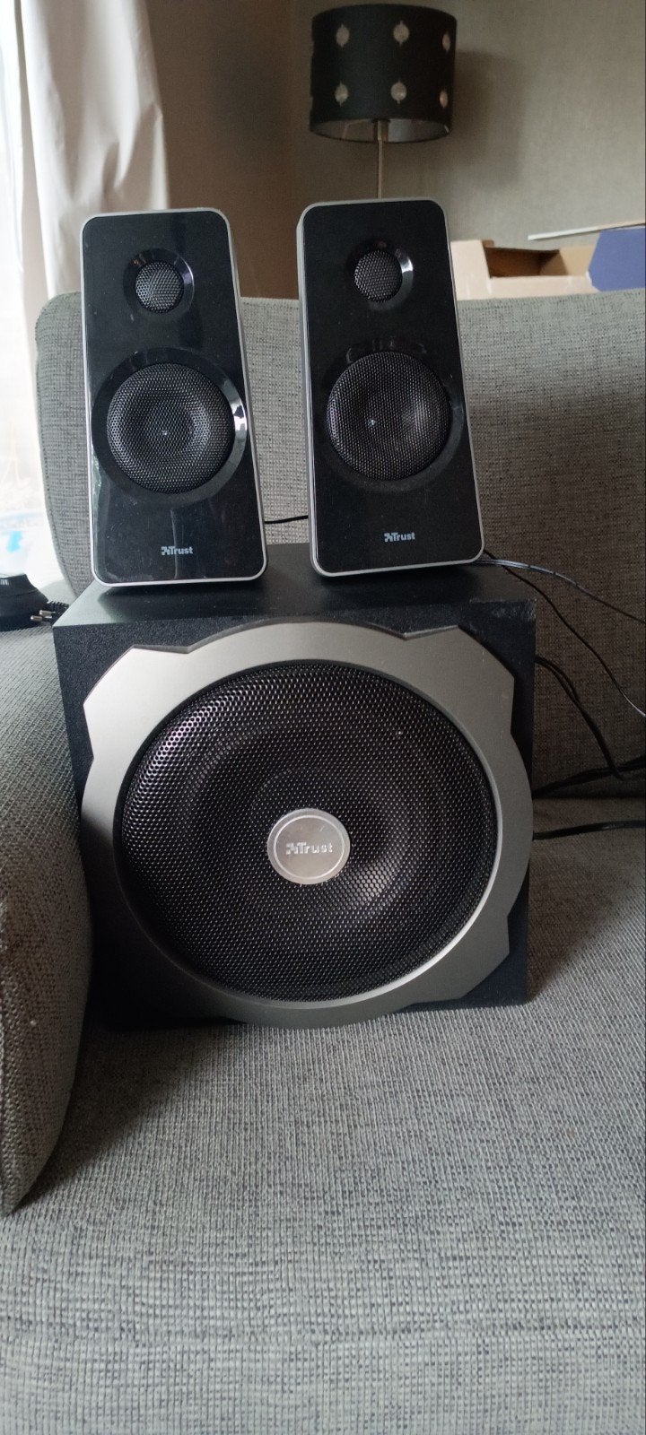 Xtrust 2.1 Luidsprekerset met Subwoofer, Computers en Software, Pc speakers, Ophalen of Verzenden, Zo goed als nieuw, Audiokanaal 2.1
