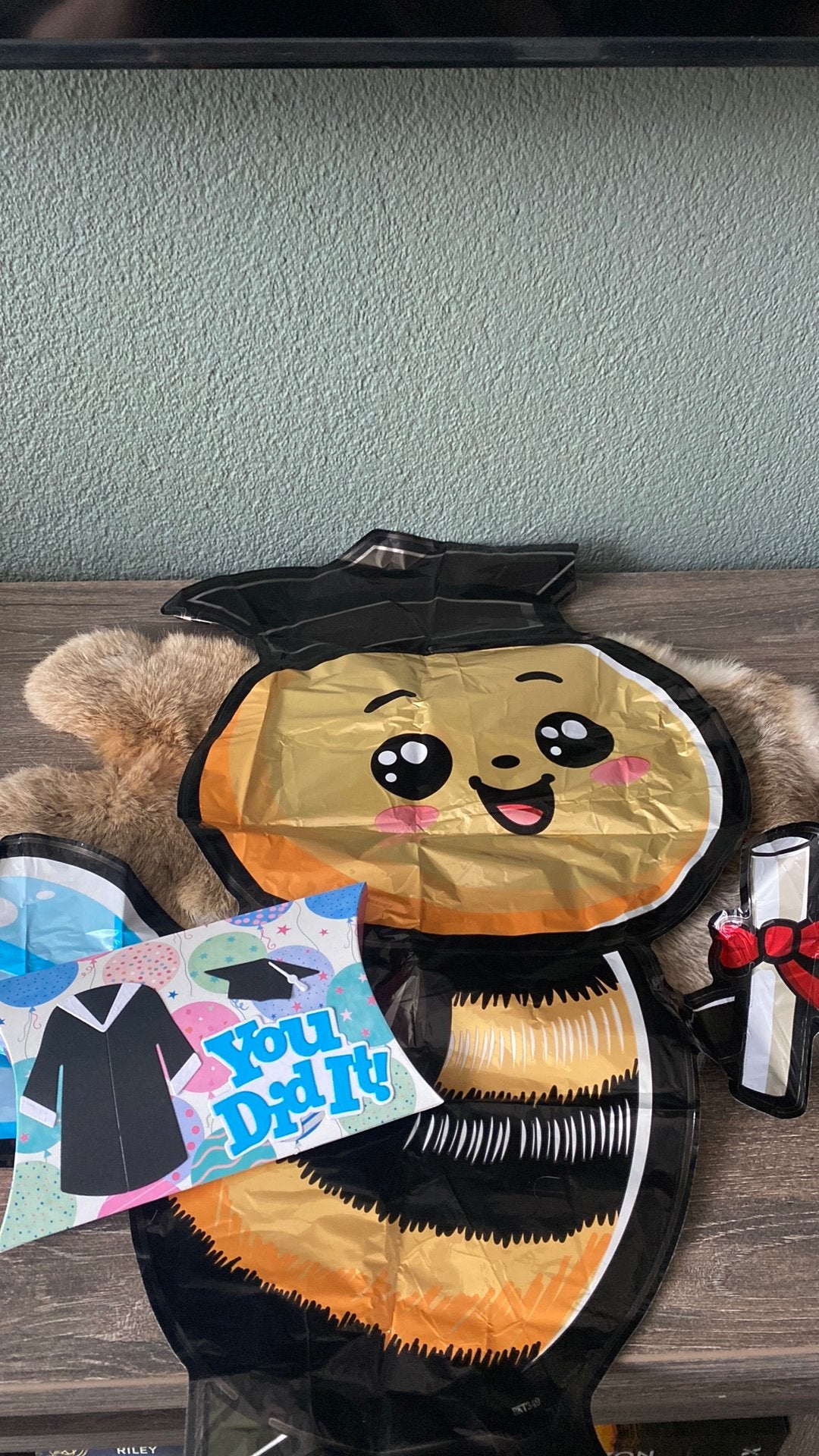 Folieballon in cadeauverpakking geslaagd, Ophalen of Verzenden, Nieuw, Overige