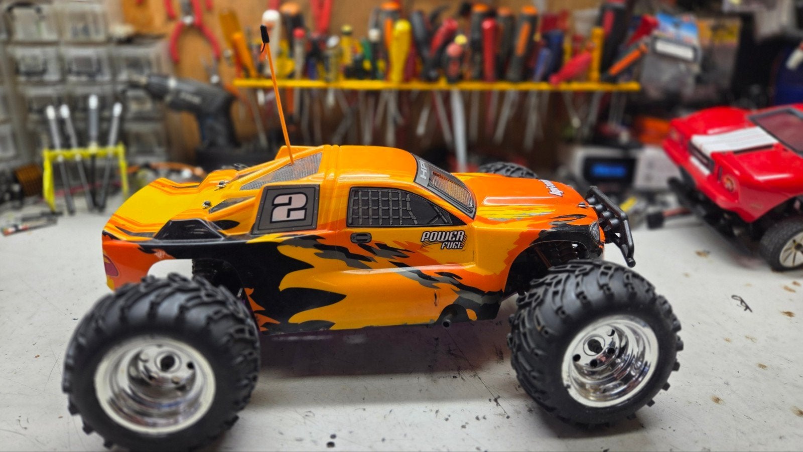Te koop mooie hpi mt 2, Gebruikt, Auto offroad, Ophalen of Verzenden, Schaal 1:10