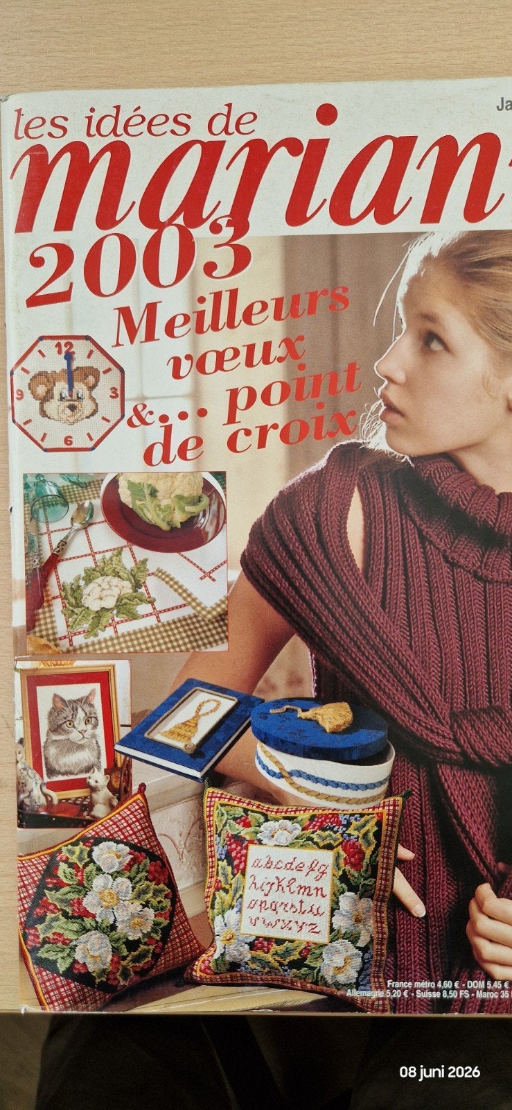 Les Idées de Marianne 2003 - Borduur- en Breipatronen, Ophalen of Verzenden