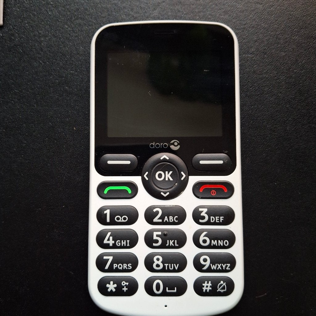 Doro 5860 GSM geschikt voor slechthorenden +35dB, 128 GB, Overige modellen, Wit, Ophalen of Verzenden