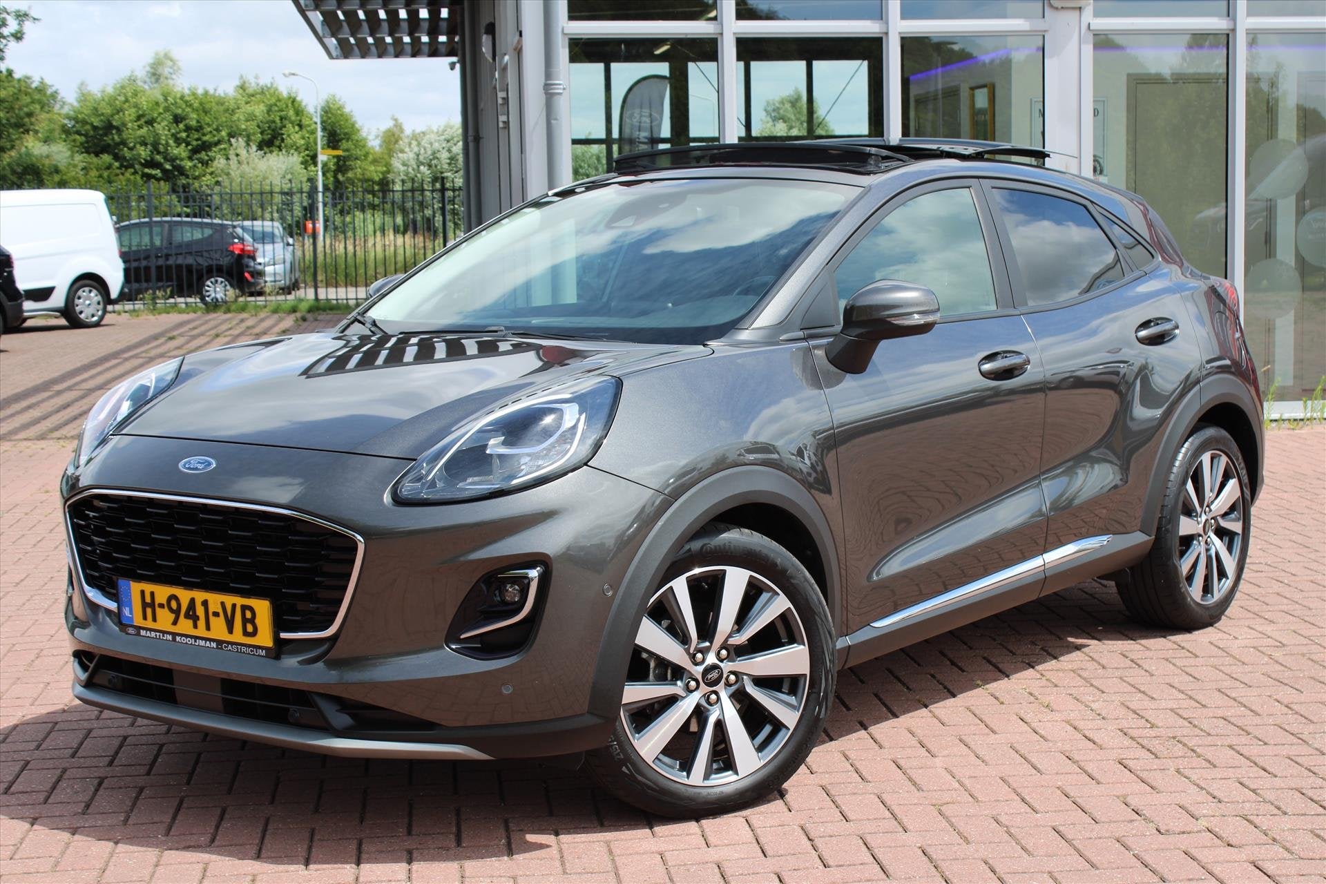 Ford Puma 1.0 Hybrid 125pk Titanium X First Edition, Panoram, Auto's, Ford, Bedrijf, Te koop, Puma, ABS, Achteruitrijcamera, Adaptive Cruise Control