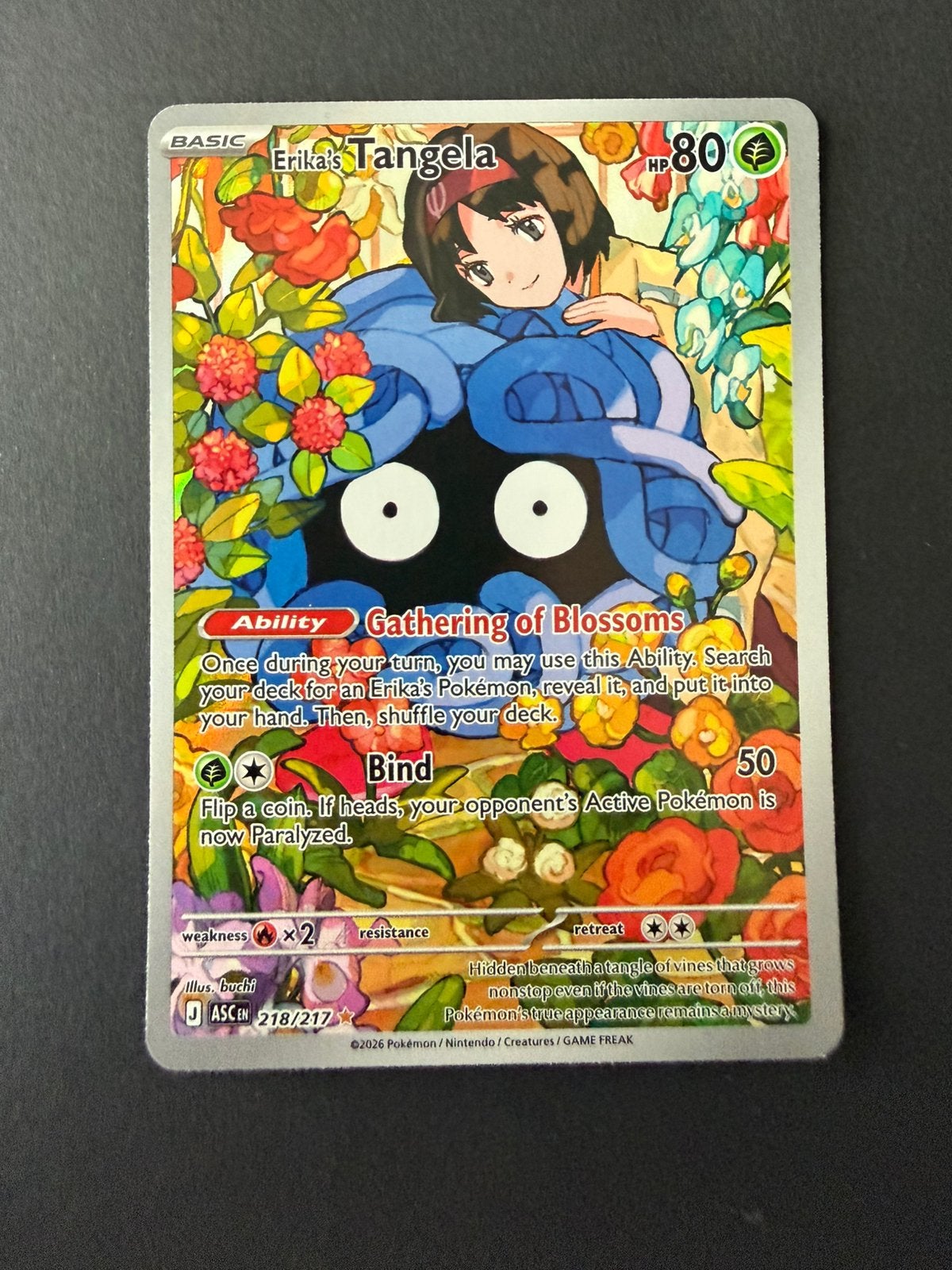 ASC 218/217 Erika’s Tangela, Ophalen of Verzenden, Nieuw, Losse kaart