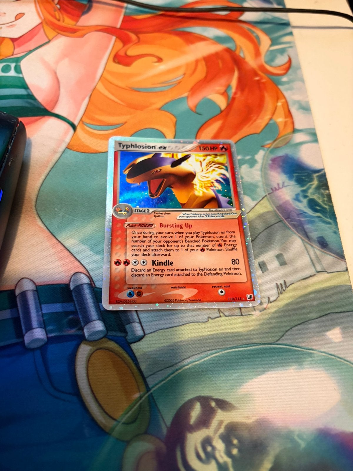 Typhlosion ex, Hobby en Vrije tijd, Verzamelkaartspellen | Pokémon, Ophalen of Verzenden, Zo goed als nieuw