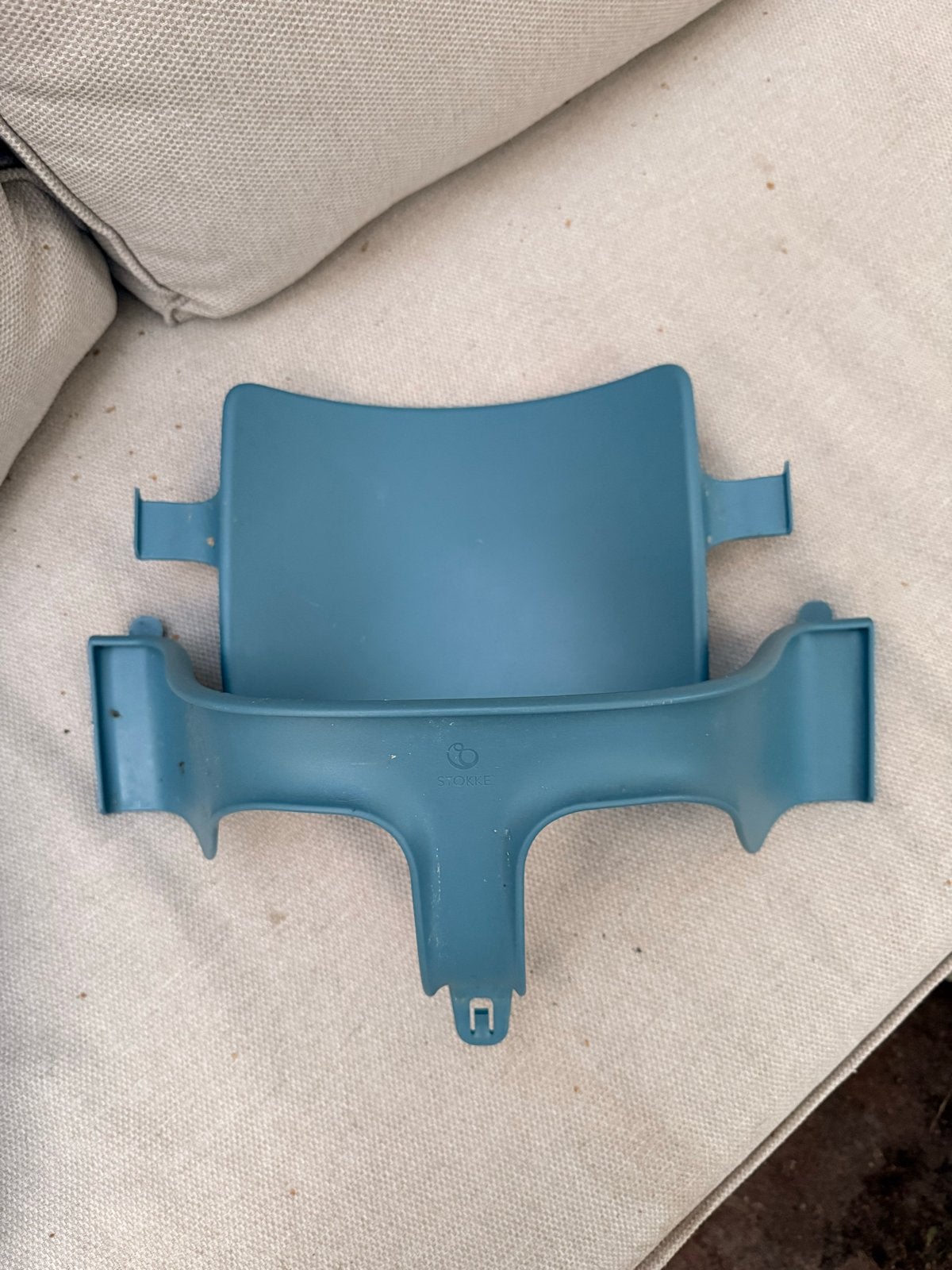Stokke Tripp Trapp Baby Set - Blauw, Ophalen of Verzenden, Gebruikt, Meegroeistoel, Aanschuifbaar