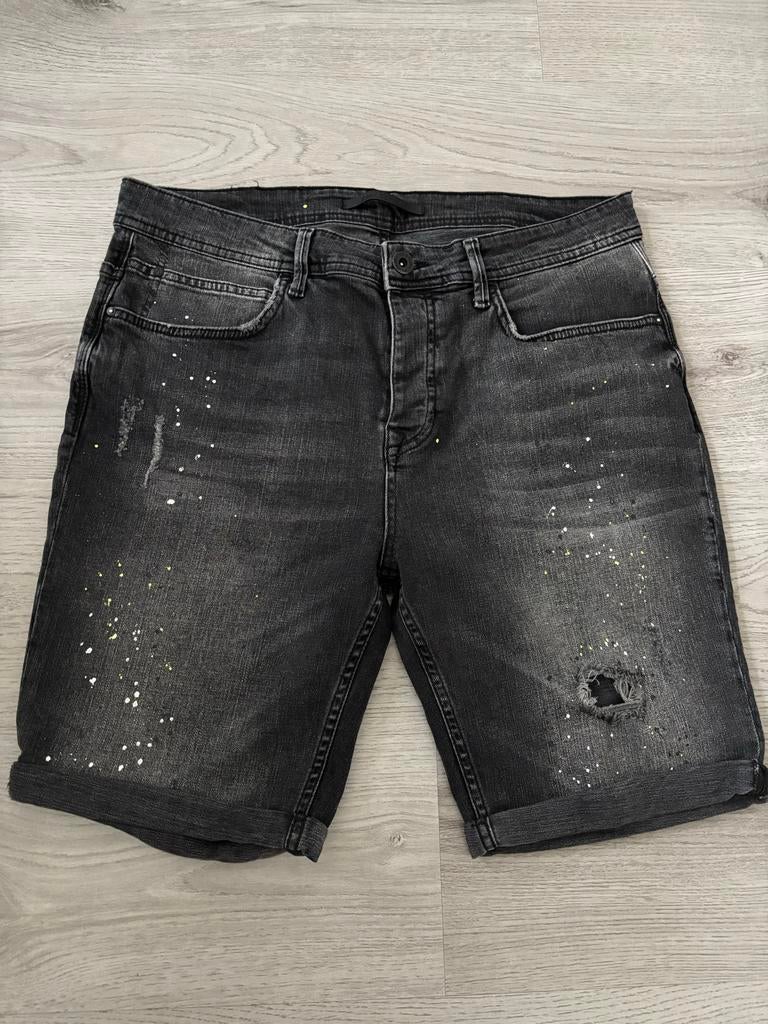 Ashes to Dust korte broek - Zwart - Maat XL, Ophalen of Verzenden, Gedragen, Zwart, W40 - W42 (confectie 56/58)