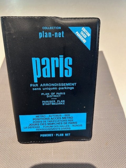 Parijs Par Arrondissement Plan-Net met kaart Autobus Metro, Overige merken, Europa, Ophalen of Verzenden, Zo goed als nieuw