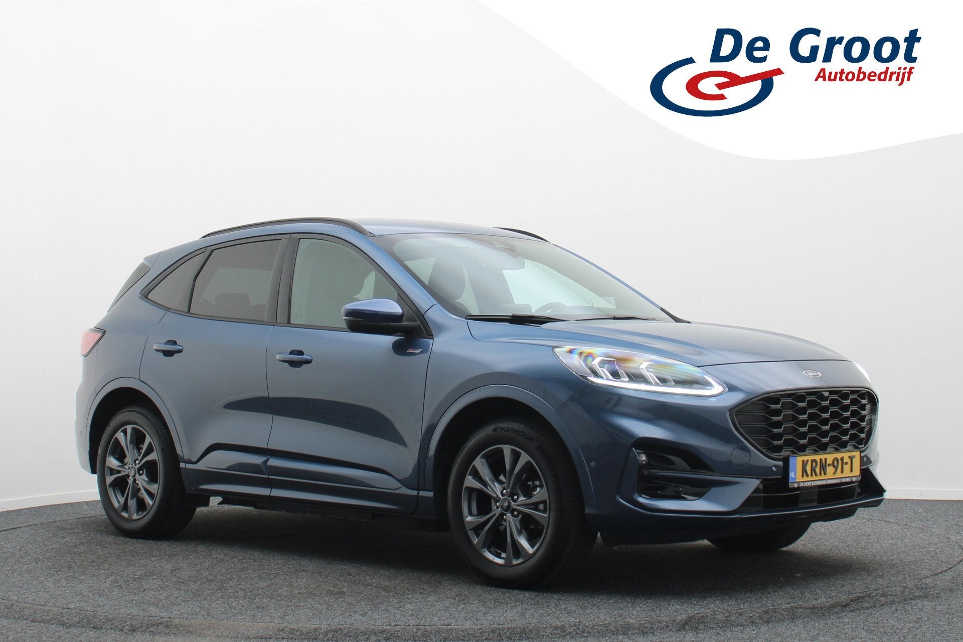 Ford Kuga 2.5 PHEV ST-Line Winter Pack, Head-Up, ACC, Camera, Stof, Gebruikt, 4 cilinders, Blauw