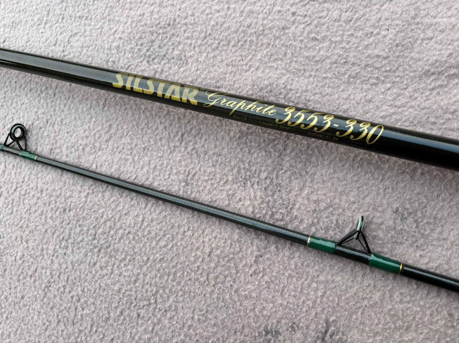 Silstar graphite 11ft 1.75lbs hengel / penhengel, Ophalen of Verzenden, Gebruikt, Werphengel