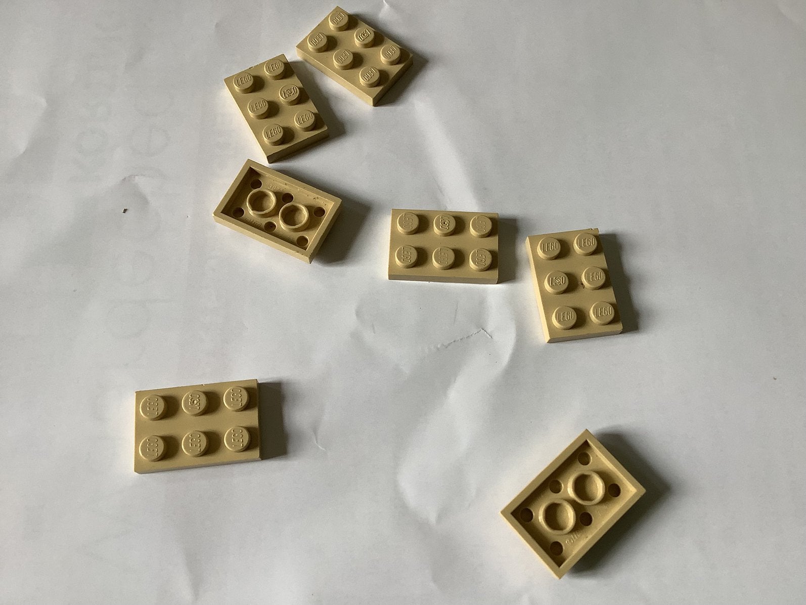 Lego plaat 2x3 beige, Ophalen of Verzenden, Gebruikt, Losse stenen, Lego