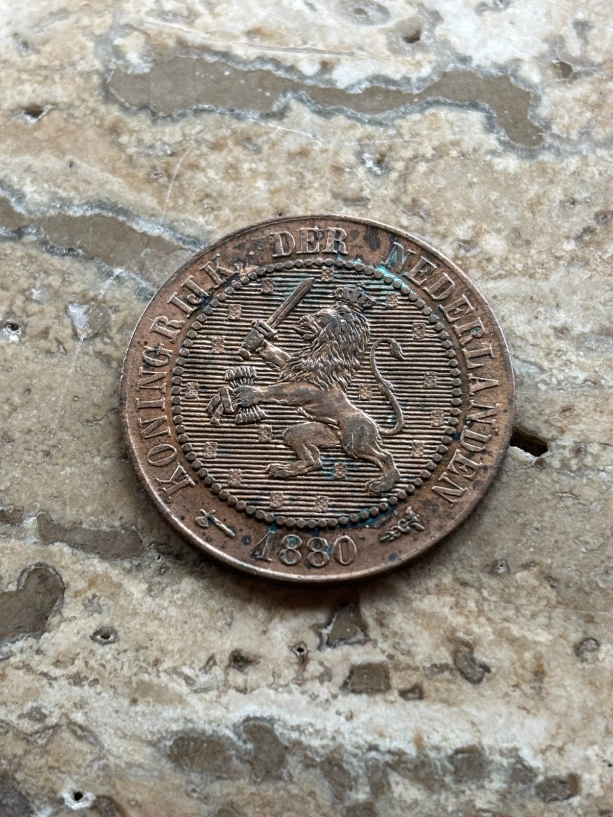 2 1/2 cent 1880 Willem III, zeer mooie kwaliteit, Ophalen of Verzenden, Koning Willem III, Losse munt