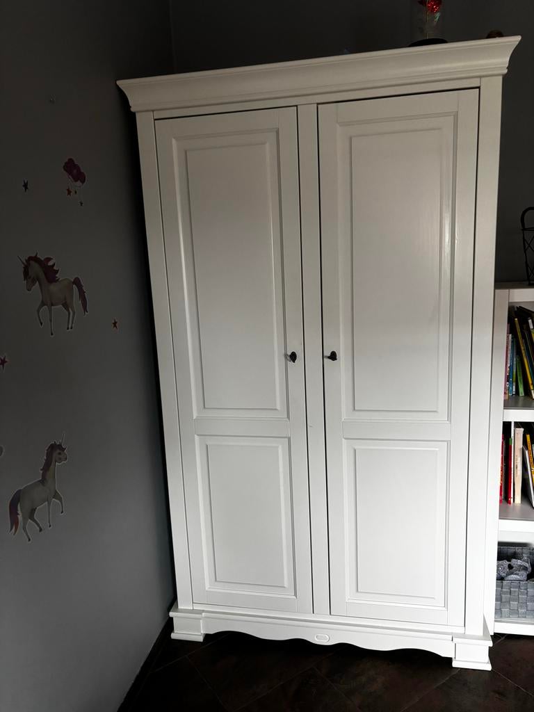 Louise de Philippe babykamer klerenkast/commode/plank set, Ophalen of Verzenden, Zo goed als nieuw, Jongetje of Meisje