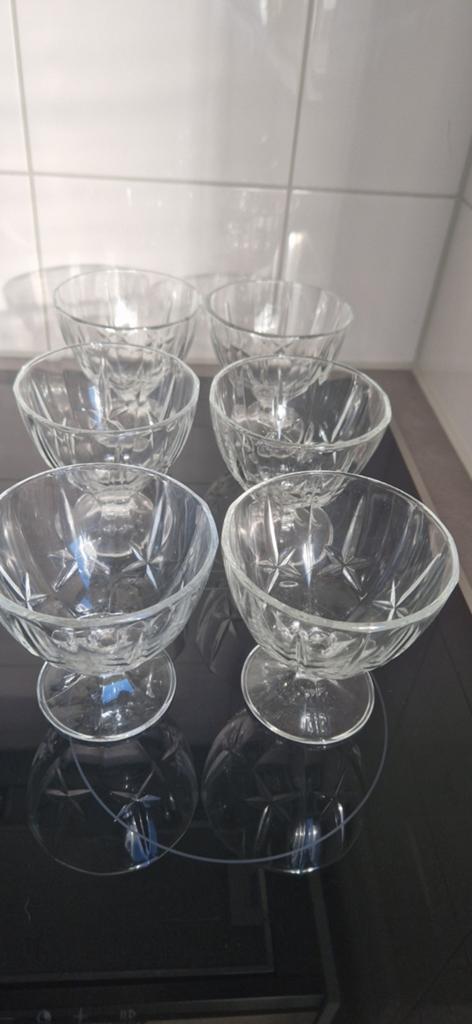 Retro ijscoupes, Ophalen, Glas, Overige stijlen, Glas of Glazen