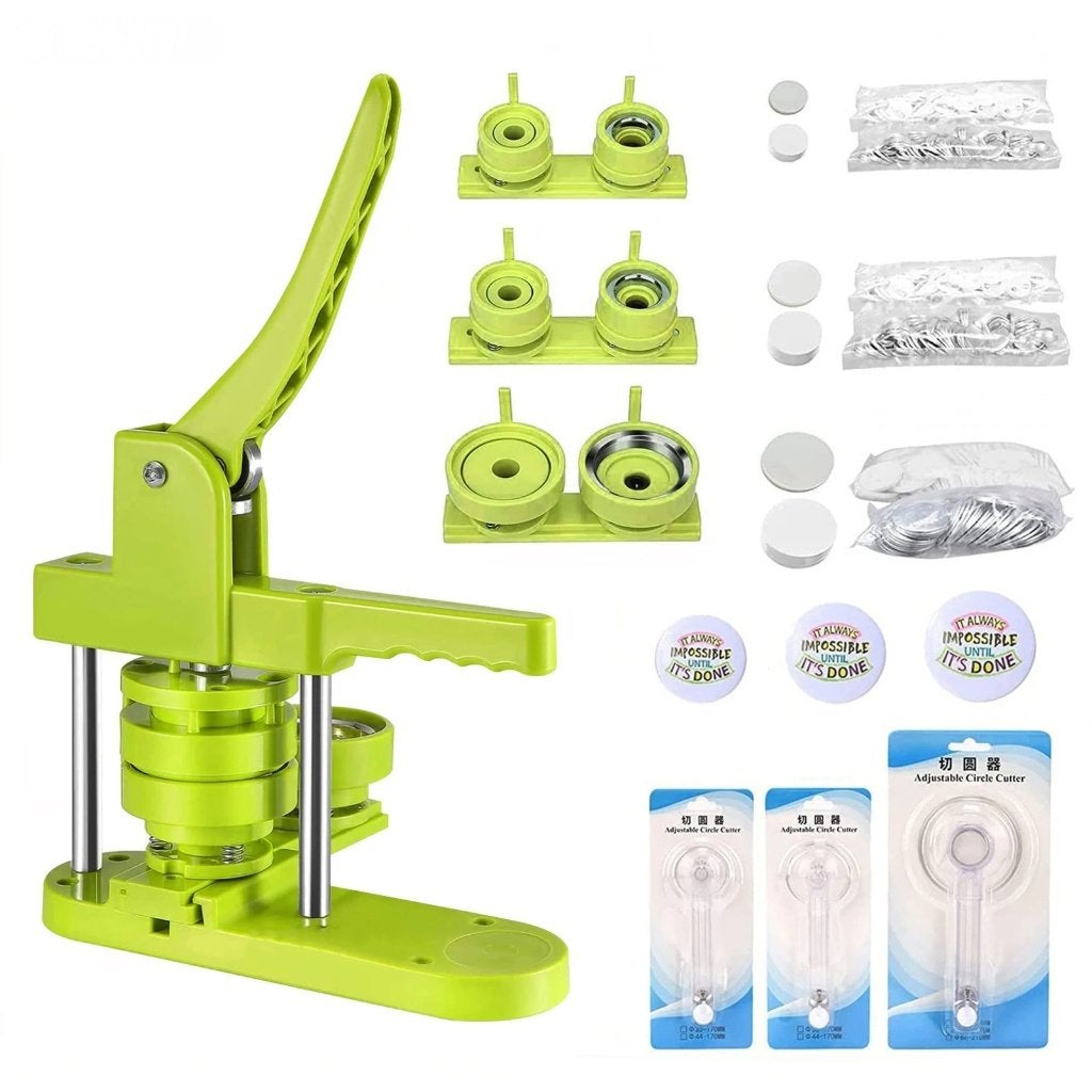 Professionele button maker / button pers 25mm / 32mm / 58mm, Ophalen of Verzenden, Nieuw, Machine