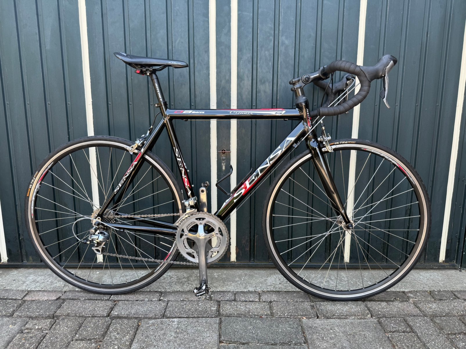 Sensa racefiets Shimano 105 maat 56 wielrenfiets, Fietsen en Brommers, Fietsen | Racefietsen, 28 inch, Velgrem, Aluminium, Zo goed als nieuw