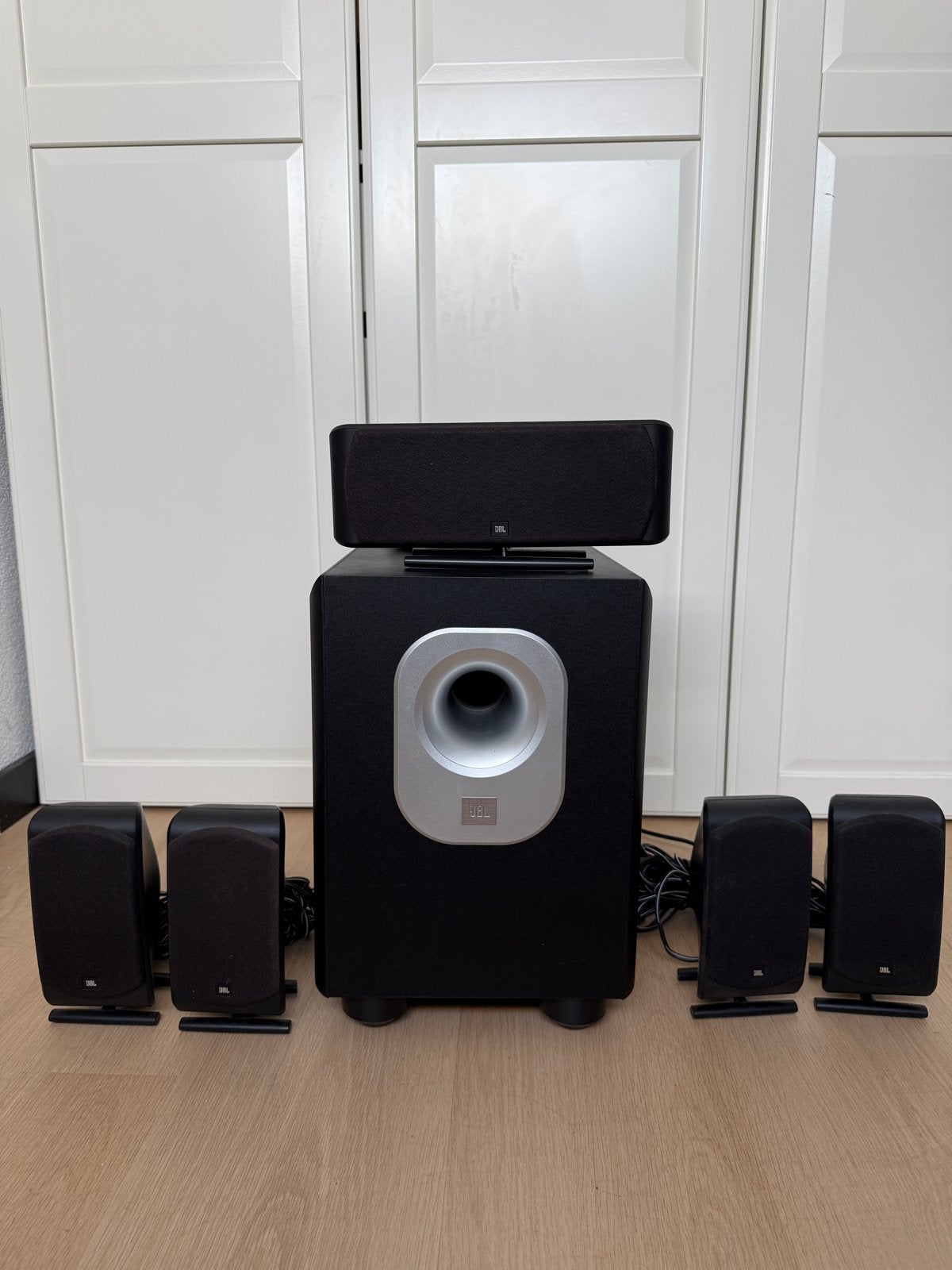 JBL 5.1 Surround Sound Systeem met Subwoofer, Ophalen, Gebruikt, JBL, Complete surroundset