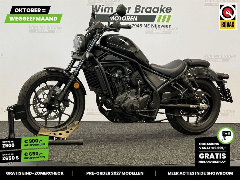 Honda CMX 1100 Rebel ABS (bj 2024) 5,534 km, 2 cilinders, HONDA, Bedrijf, Onbekend