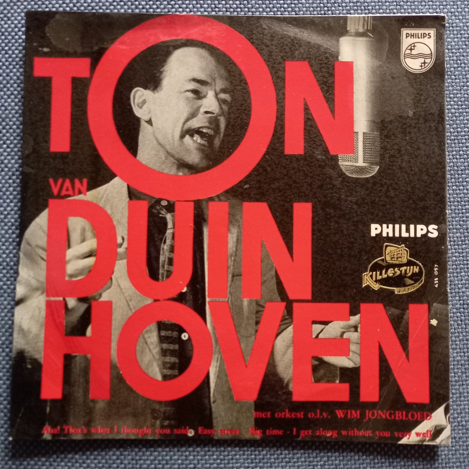 Ton van Duinhoven EP Philips 1961 Killestijn Zutphen oud, Gebruikt, 7 inch, Ophalen of Verzenden, EP