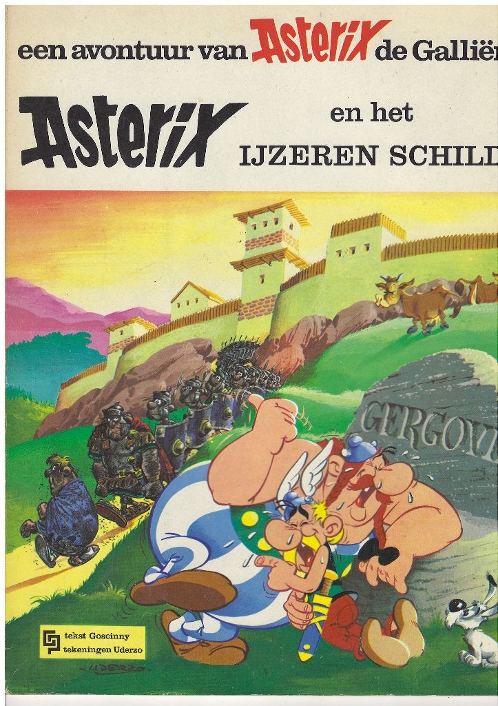 Asterix en het IJzeren Schild 1e druk 1971, Eén stripboek, Goscinny & Uderzo, Ophalen, Gelezen
