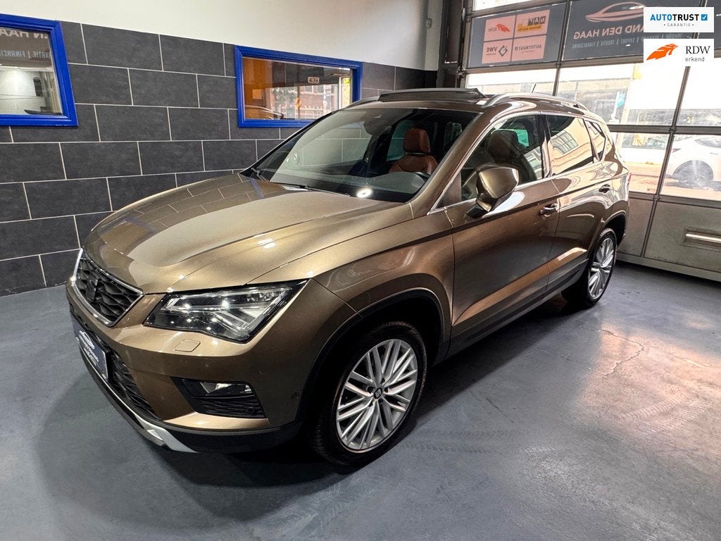 SEAT Ateca 1.4 EcoTSI Xcellence - Pano - Leder - Carplay - T, Auto's, Seat, Gebruikt, 4 cilinders, Ateca, 19 km/l