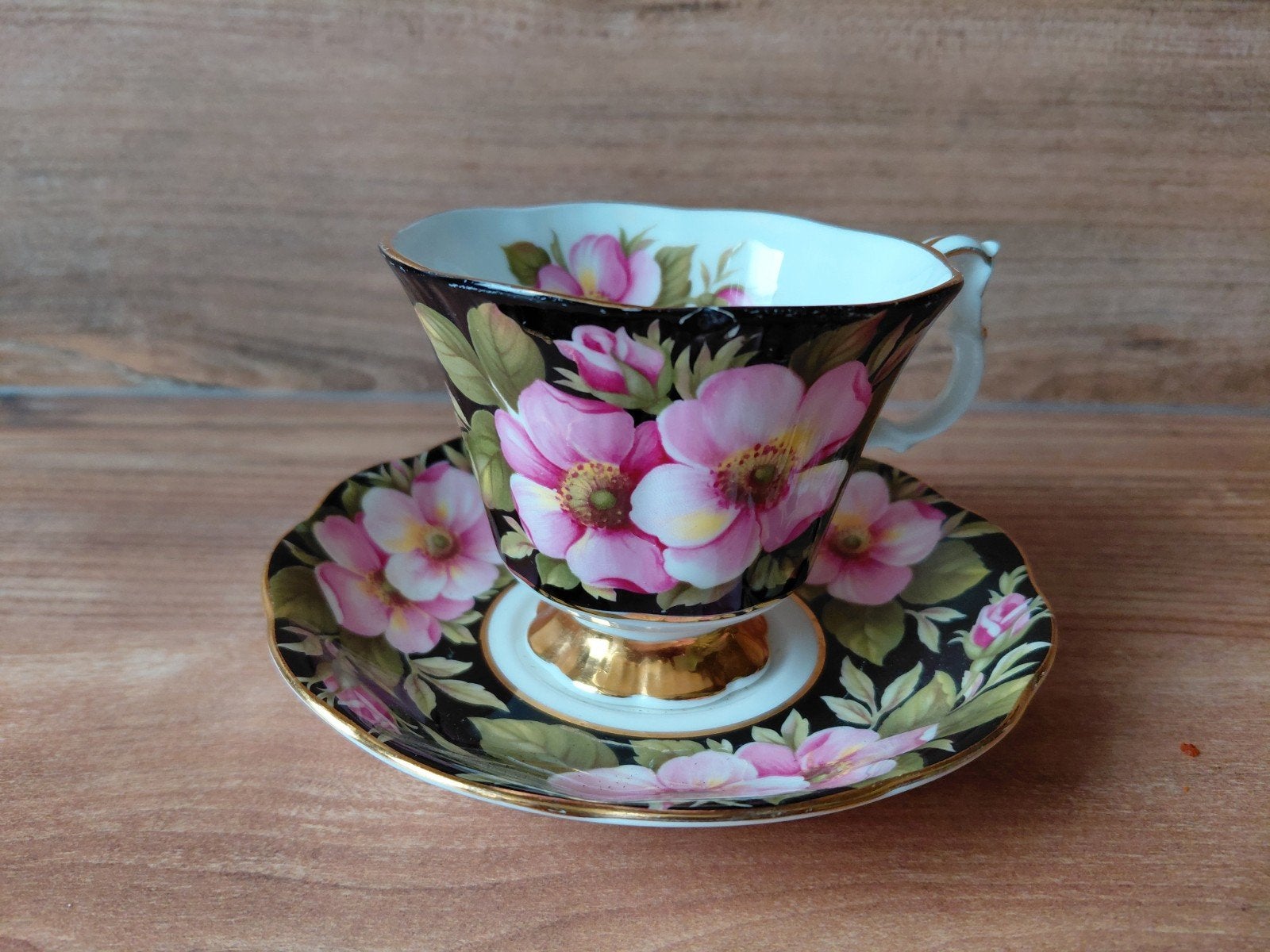 Royal Albert Provincial Flowers Alberta Rose kop en schotel, Ophalen of Verzenden