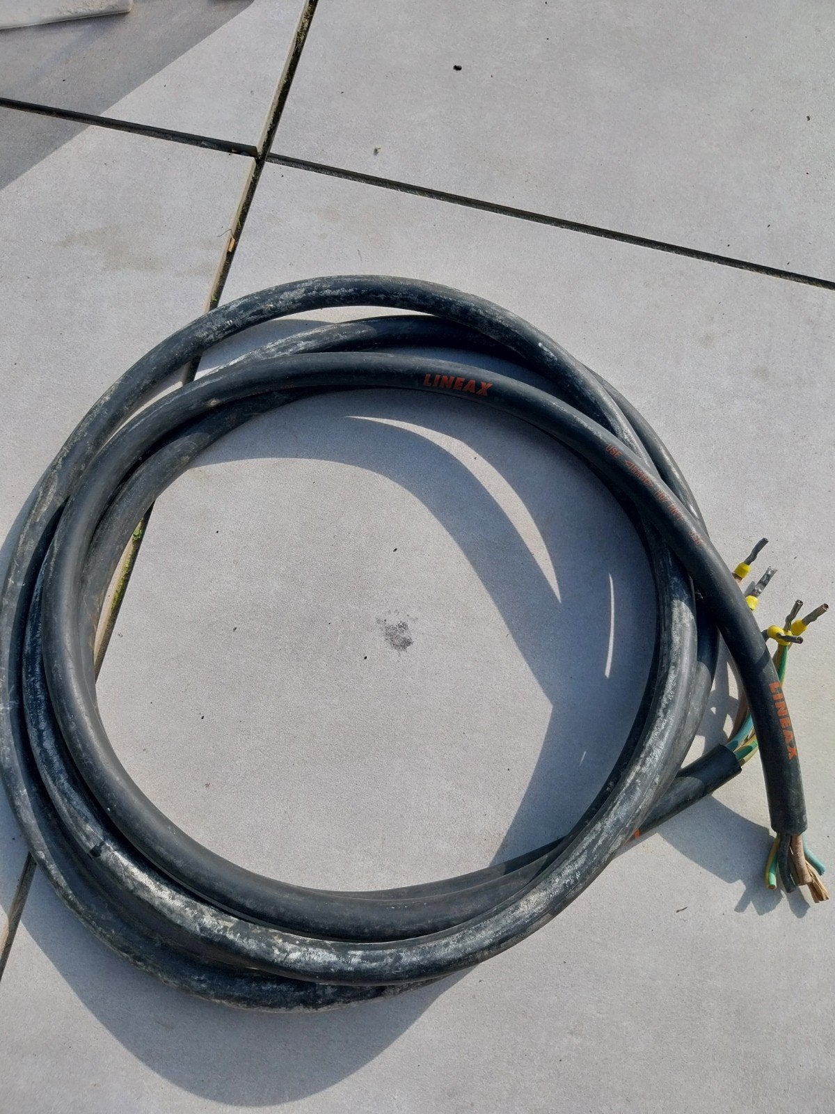 Electradraad lineax 5g6mm2 4.2meter, Ophalen of Verzenden, Gebruikt, Overige merken, Kabel of Snoer