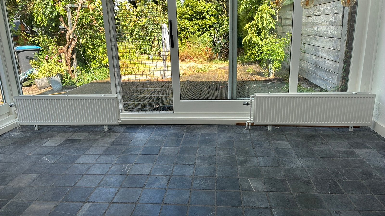 2 radiatoren 1.40 -40, Ophalen of Verzenden, Zo goed als nieuw, IJzer, Tuinhek