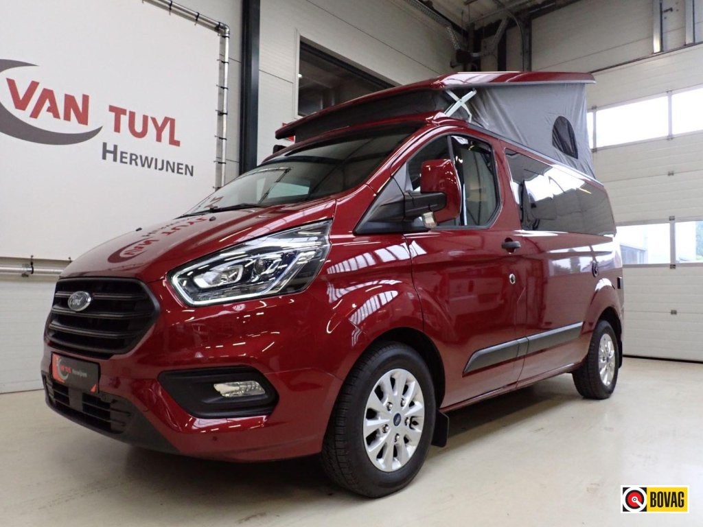 Ford Nugget 185 PK Automaat / FULL OPTIONS, Caravans en Kamperen, Campers, Automaat, Buscamper of Camperbus, Bedrijf, Diesel