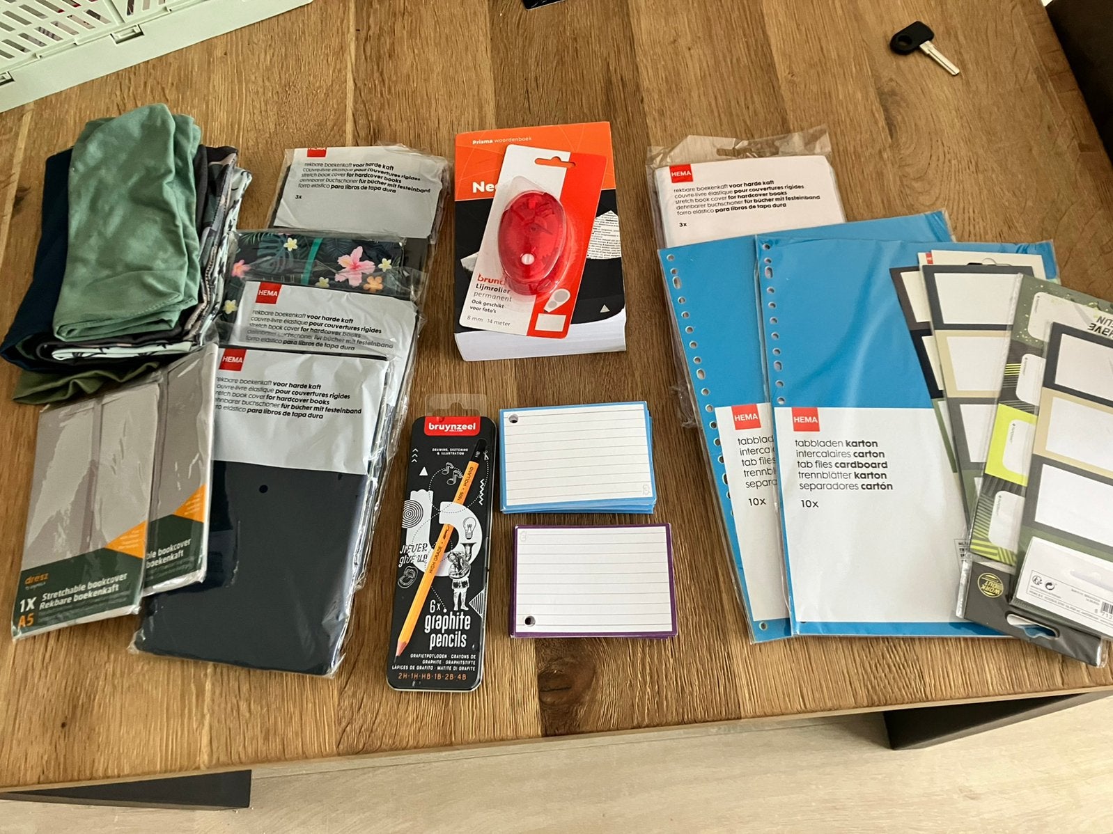 Schoolspullen + woordenboek, Ophalen of Verzenden, Nieuw