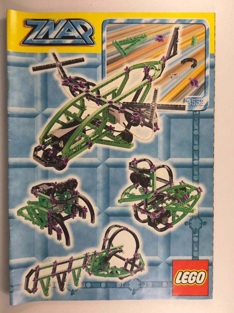 LEGO Znap 3552 (Instructions) for Set 3552 Hover Sub with mo, Kinderen en Baby's, Gebruikt, Overige thema's, Lego, Overige typen