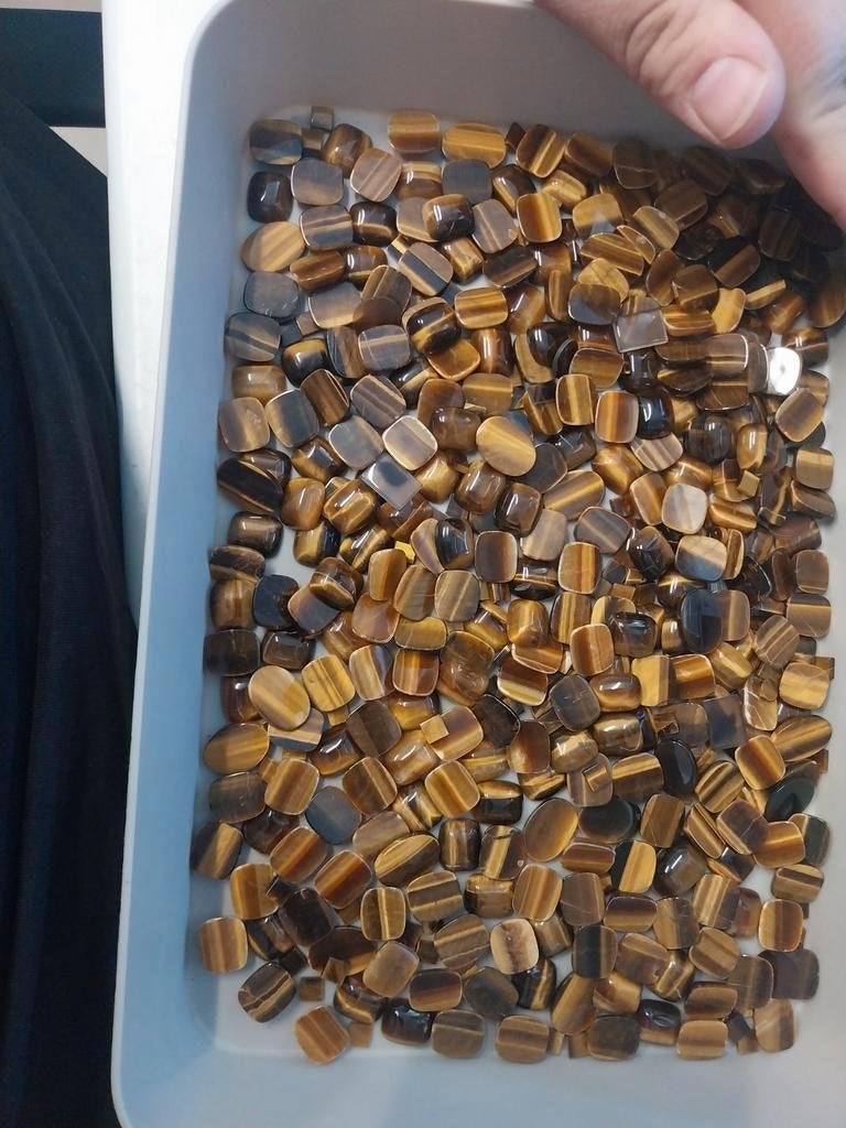 Mix tijgeroog xabochons goudsmid, Sieraden, Tassen en Uiterlijk, Ophalen of Verzenden, Nieuw