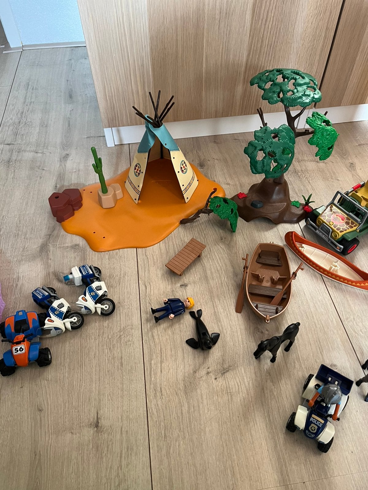 Grote bak playmobil (zie foto’s), Ophalen of Verzenden, Zo goed als nieuw, Los playmobil