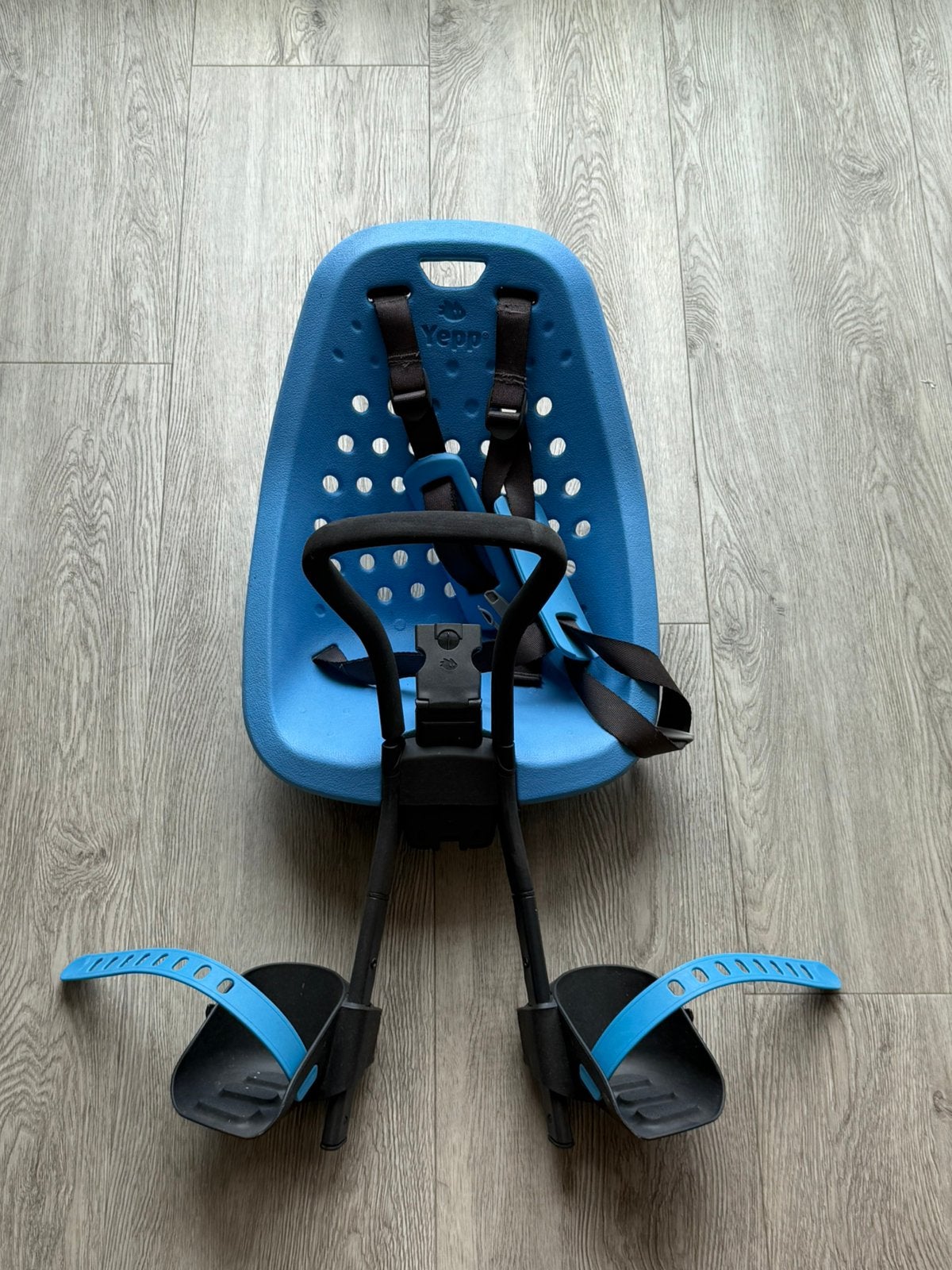 Yepp Kinderzitje Blauw – In Goede Staat, Ophalen of Verzenden, Zo goed als nieuw