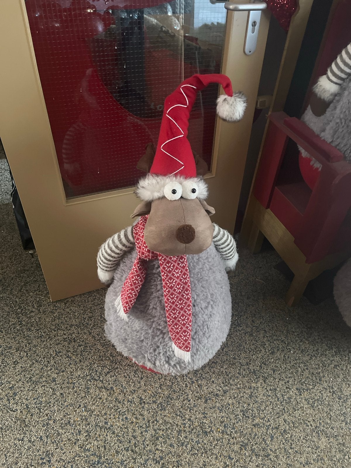 Rudolf het Rendier Knuffel - Diabolo Vorm - 100cm, Ophalen, Nieuw