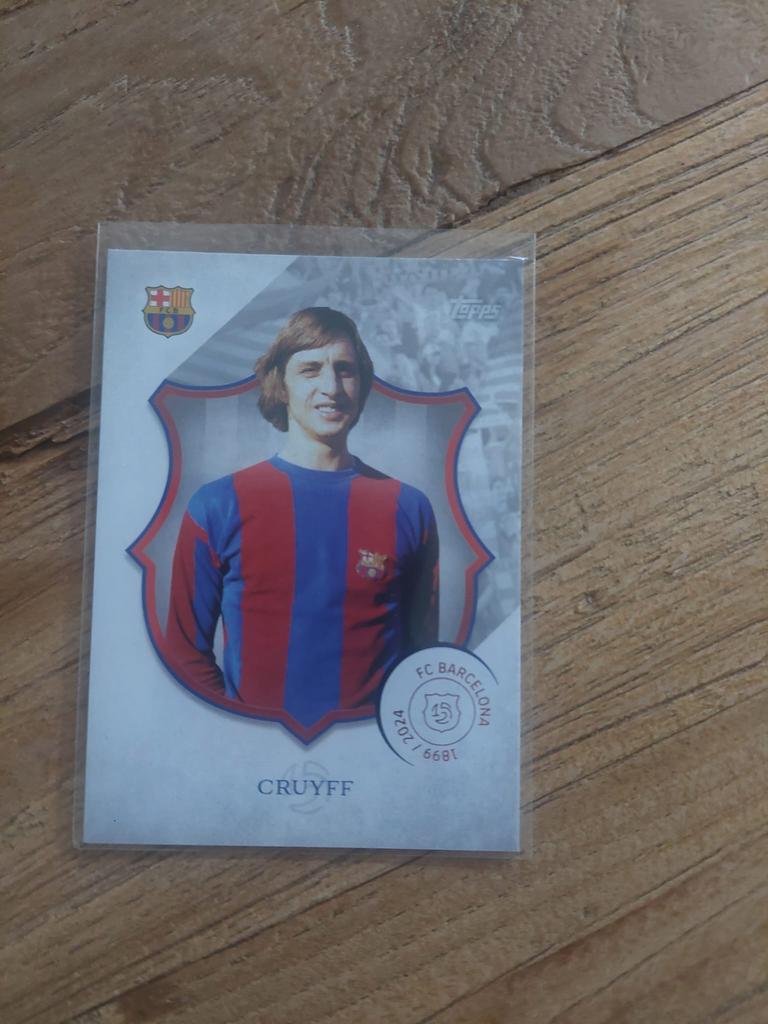 Johan Cruijff FC Barcelona Topps 2025, Ophalen of Verzenden, Zo goed als nieuw, Plaatje
